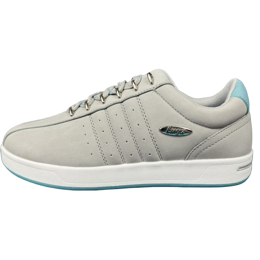 Lugz Womens Size 9 Legacy Classic Sneakers Shoes Gray Teal White Casual New